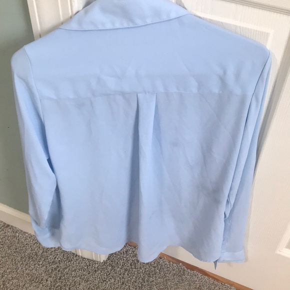 Blue button up blouse - Picture 2 of 2